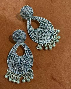 Pack of 2 Antique Gold Jhumka Earrings