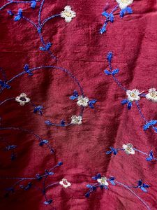 Elegant Maroon Embroidered Kurta