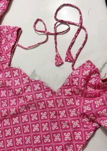 Pink Printed Kurta - Stylish & Comfortable