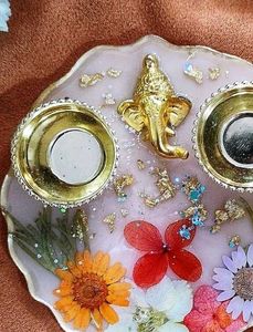 Ganesha Pooja thaali plate