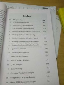 the answer writing manual for civil services