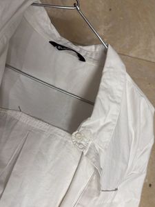Classic White Cropped Shirt