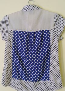 Blue and white Shirt
