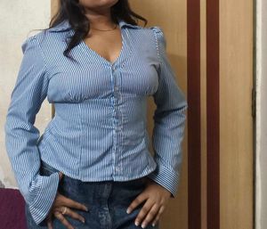 Strips Tie Shirt