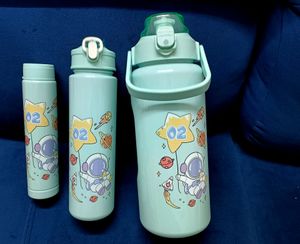 3 in 1 Motivation Bottle Space Theme Des