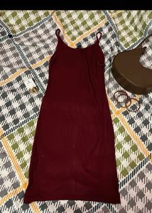Ribbed Button-Up Mini Dress