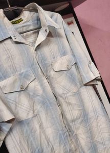 Striped Button-Down Shirt