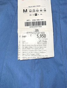 Zara Blue Pleated Midi Skirt