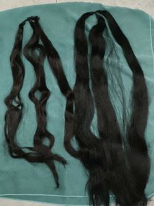 Dark Brown and Black artificial Hair Braids