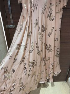New Gown Peach cold shoulder