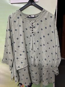 Stylish Tiered Print Kurta