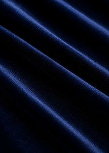 Velvet Evening Gown with High Slit