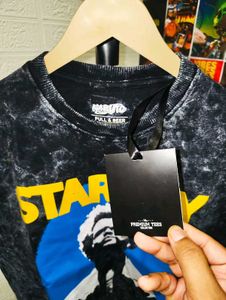 STARBOY UNISEX ACID WASH GRAPHIC PRINTED TEE 🔥🔥