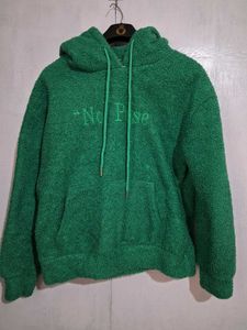 Green Fleece Hoodie