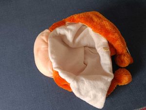 Cute Orange Plush Toy baby cap