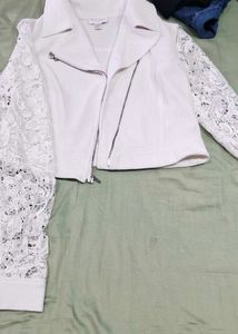 Elegant Lace Detail Blouse