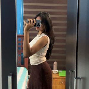 H&M Ruched Sleeveless Top