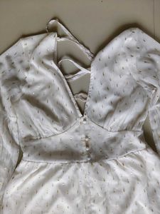 White Sparkly Jumpsuit