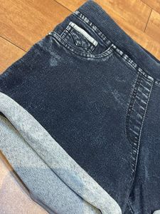 Denim Roll-Up Shorts