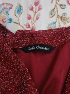 Sparkly Red Cocktail Dress