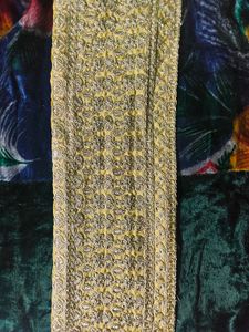 Beautiful Yellow Embroidered lace