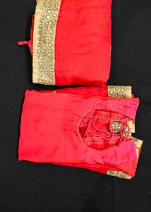Red & Gold  Indian Two Piece Set