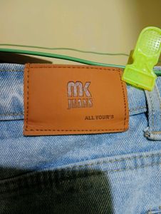 Light Wash Straight Leg Jeans