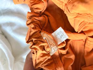 Orange Cargo Pants