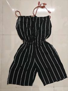 Striped Wide-Leg Jumpsuit