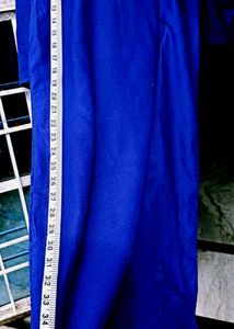 Blue Kurti Length 40 . orange Colour Churidaar Pyjama And  Cheffon Duppatta Colour