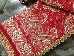 Red Colour Full Size Heavy Chunri 😍😍 Grab Fa