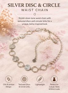✨ Trendy silver waist chain ✨