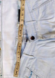Light Blue Casual Pants