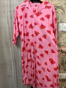 beautiful floral kurta set