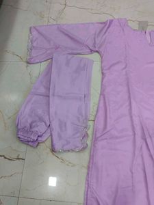 Light Purple Kurta Set with Dupatta 3pc L