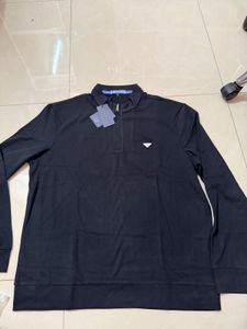 Prada Velvet half Zip Sweatshirt top quality