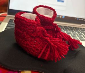 handmade Baby Booties