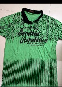 Green Printed T-Shirt