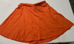 New Orange Skirt-A Line Fame Forever 4-6 Yrs