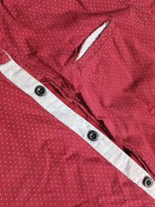 boy's Stylish Maroon Shirt