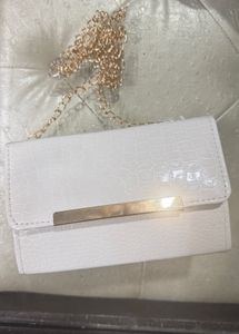 Chic White Wallet