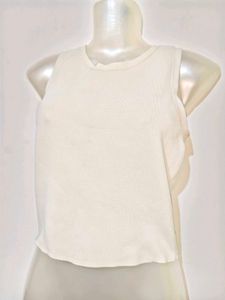 🔥 BUY 1, GET 1 FREE🔥Cream Sleeveless Tank Top