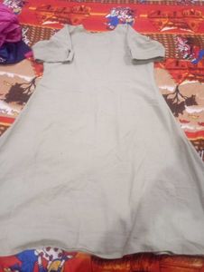 Simple Beige Kurta
