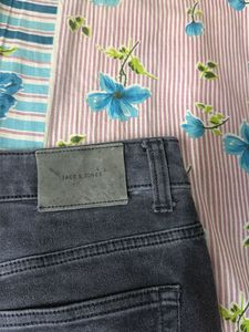 Classic Grey Denim Jeans