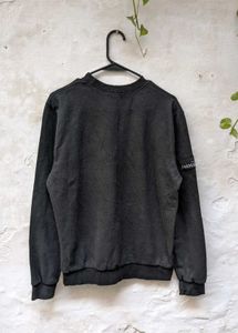 Black Graphic Sweatshirt