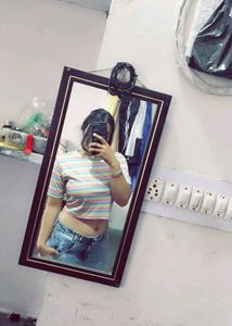 Striped Crop Top