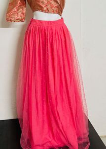 Pink Ethnic Skirt