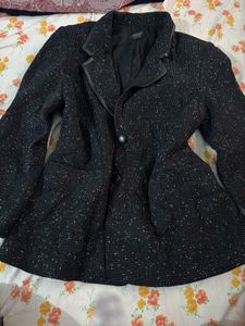 Black tweed Blazer