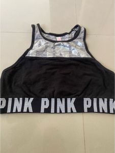 Pink Sports Bra