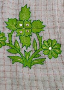 Green Cotton Saree